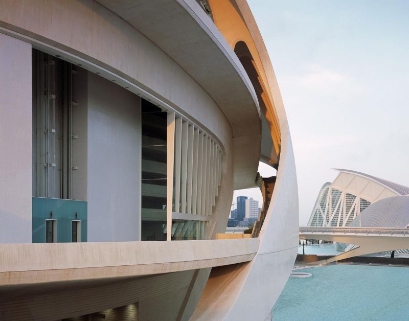 Palau de les Arts Reina Sofia, Santiago Calatrava, Valencia, Spain