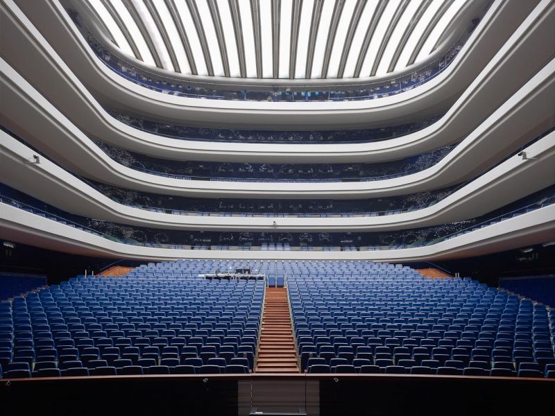 Palau de les Arts Reina Sofia, Santiago Calatrava, Valencia, Spain