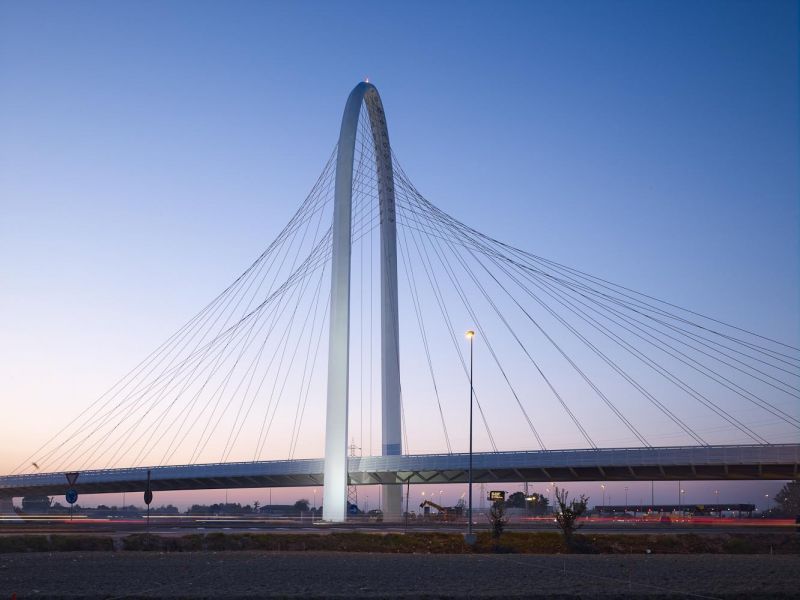 Three Reggio Emilia Bridges, Santiago Calatrava, Reggio Emilia, Italy