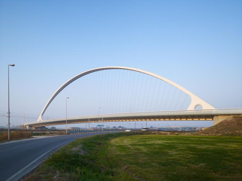 Three Reggio Emilia Bridges, Santiago Calatrava, Reggio Emilia, Italy
