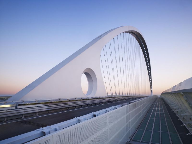 Three Reggio Emilia Bridges, Santiago Calatrava, Reggio Emilia, Italy