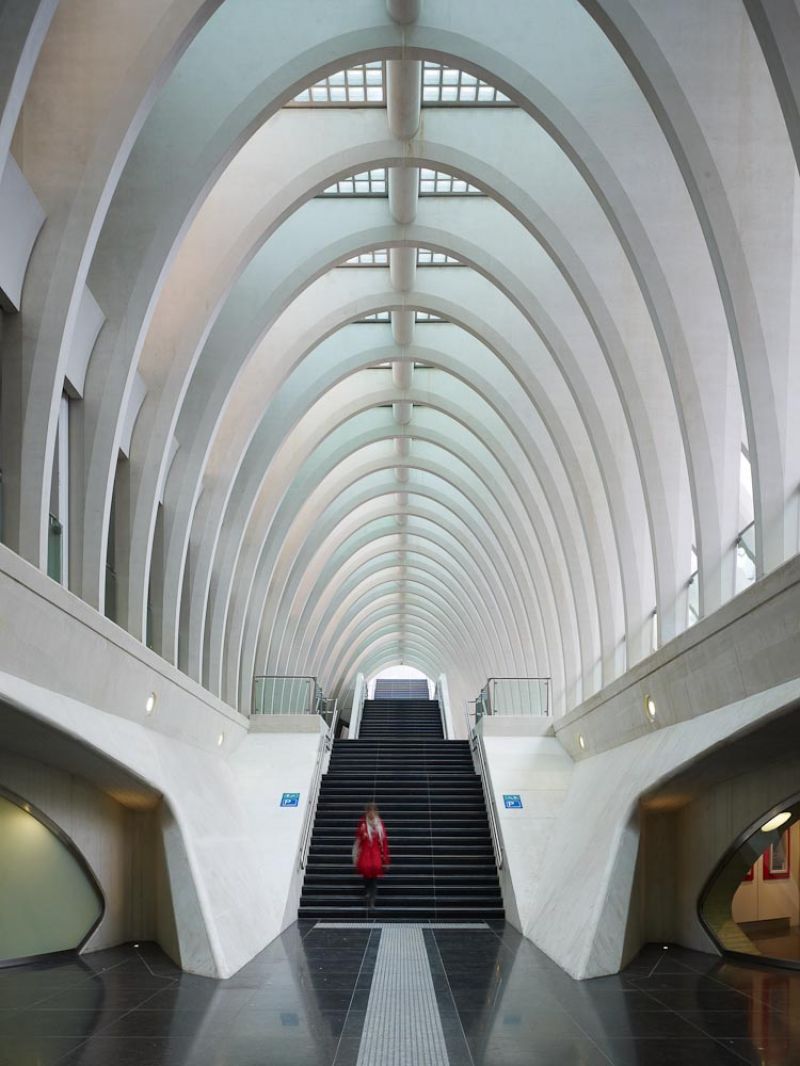  TGV Station Liege Guillemins, Santiago Calatrava, Liege, Belgium