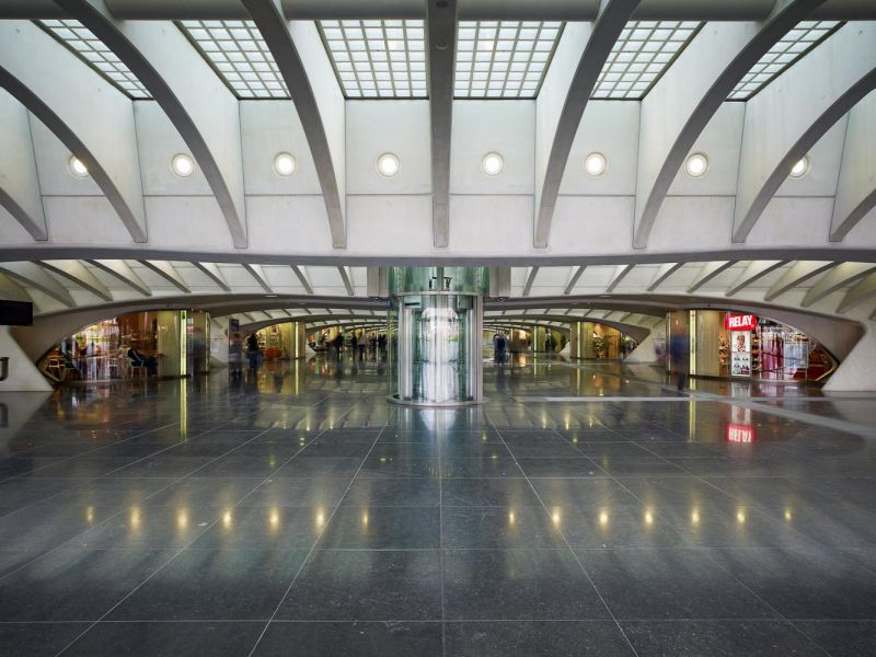  TGV Station Liege Guillemins, Santiago Calatrava, Liege, Belgium