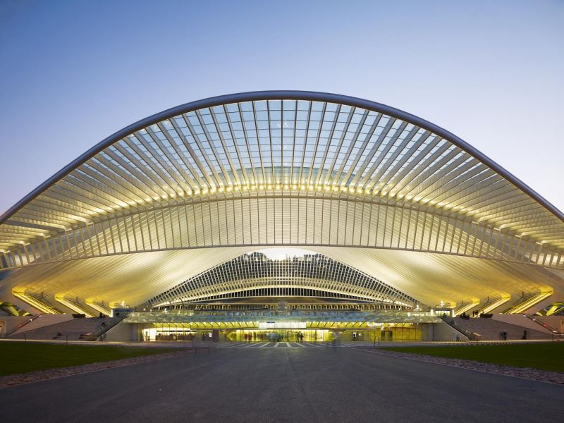  TGV Station Liege Guillemins, Santiago Calatrava, Liege, Belgium