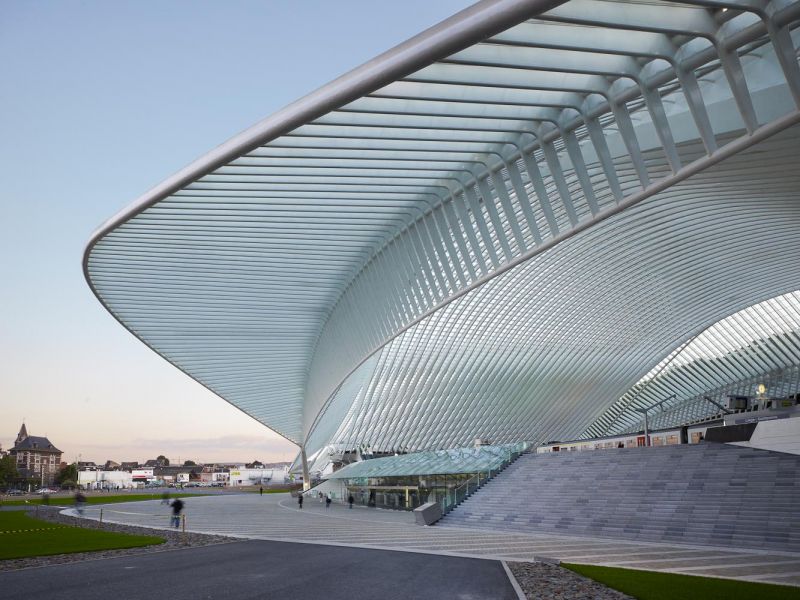  TGV Station Liege Guillemins, Santiago Calatrava, Liege, Belgium