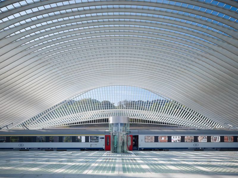  TGV Station Liege Guillemins, Santiago Calatrava, Liege, Belgium