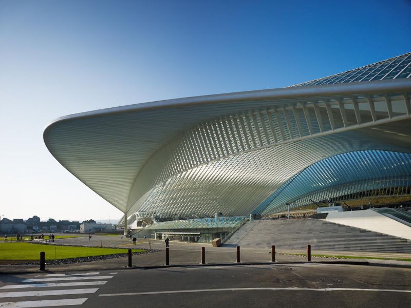  TGV Station Liege Guillemins, Santiago Calatrava, Liege, Belgium