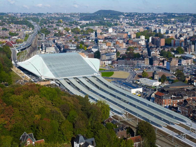  TGV Station Liege Guillemins, Santiago Calatrava, Liege, Belgium