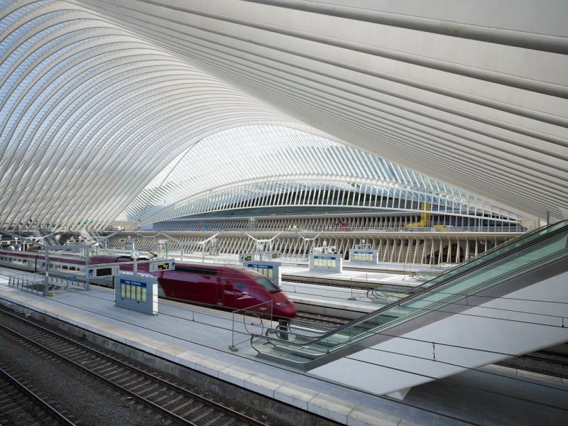  TGV Station Liege Guillemins, Santiago Calatrava, Liege, Belgium