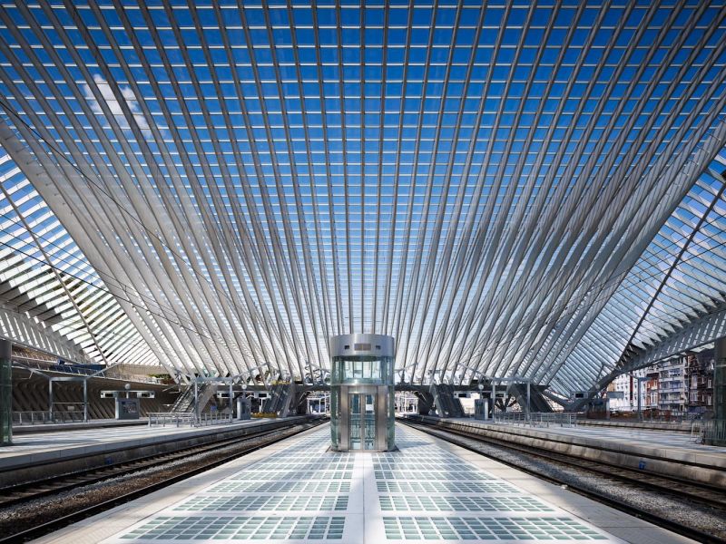  TGV Station Liege Guillemins, Santiago Calatrava, Liege, Belgium