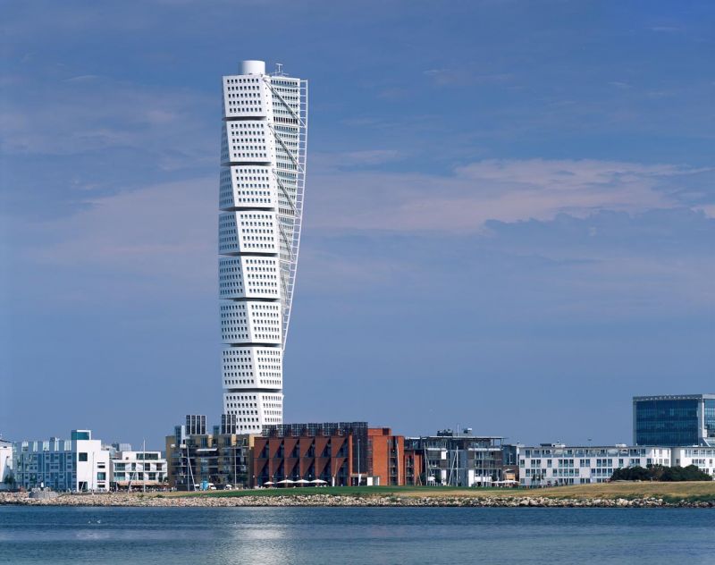 Turning Torso | Office   Apartment building, Santiago Calatrava, Malmoe, Sweden