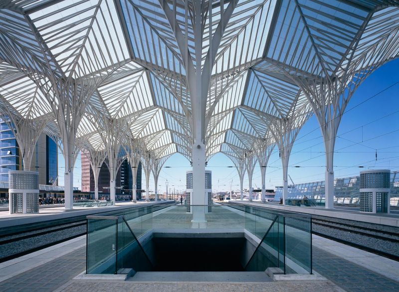 Oriente station, Santiago Calatrava, Lisbon, Portugal
