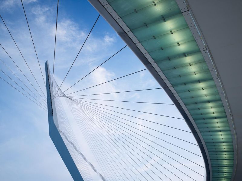 Jerusalem Bridge of Strings, Santiago Calatrava, Jerusalem, Israel