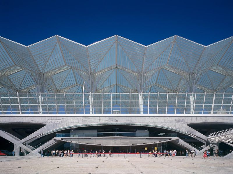 Oriente station, Santiago Calatrava, Lisbon, Portugal
