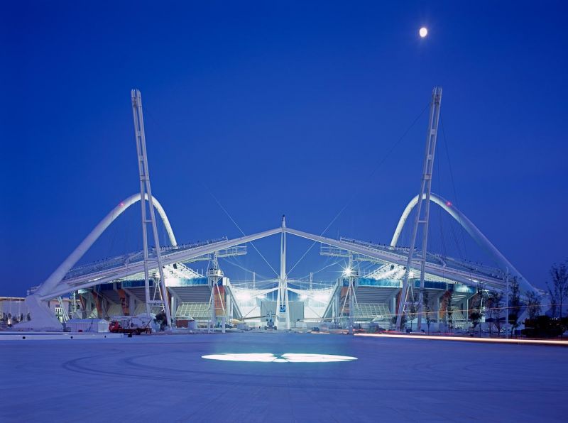 Olympia 2004 Sports Complex, Santiago Calatrava, Athens, Greece