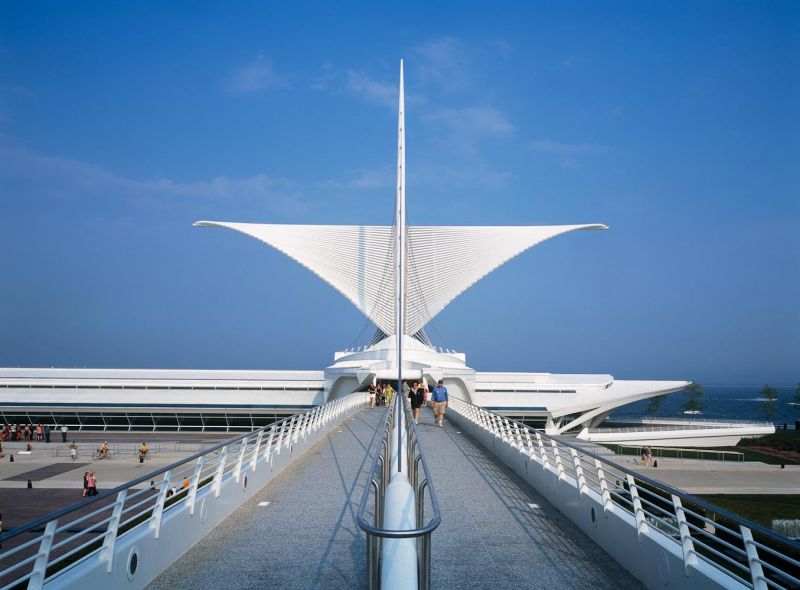 Milwaukee Art Museum, Santiago Calatrava, Milwaukee, USA