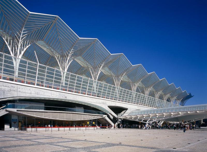 Oriente station, Santiago Calatrava, Lisbon, Portugal