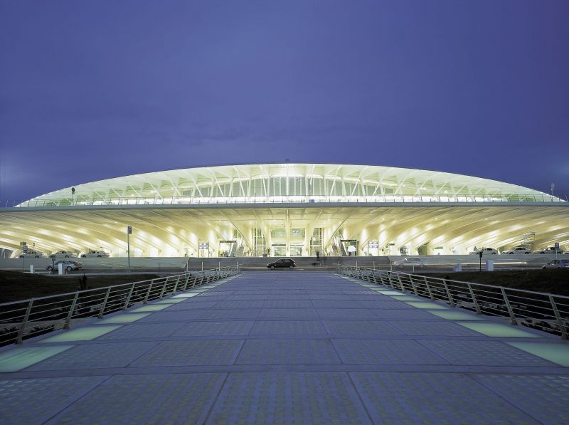 New Sondica Airport, Santiago Calatrava, Bilbao, Spain