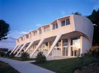 Terraced houses, Wuerenlingen, Switzerland, Architect: Santiago Calatrava